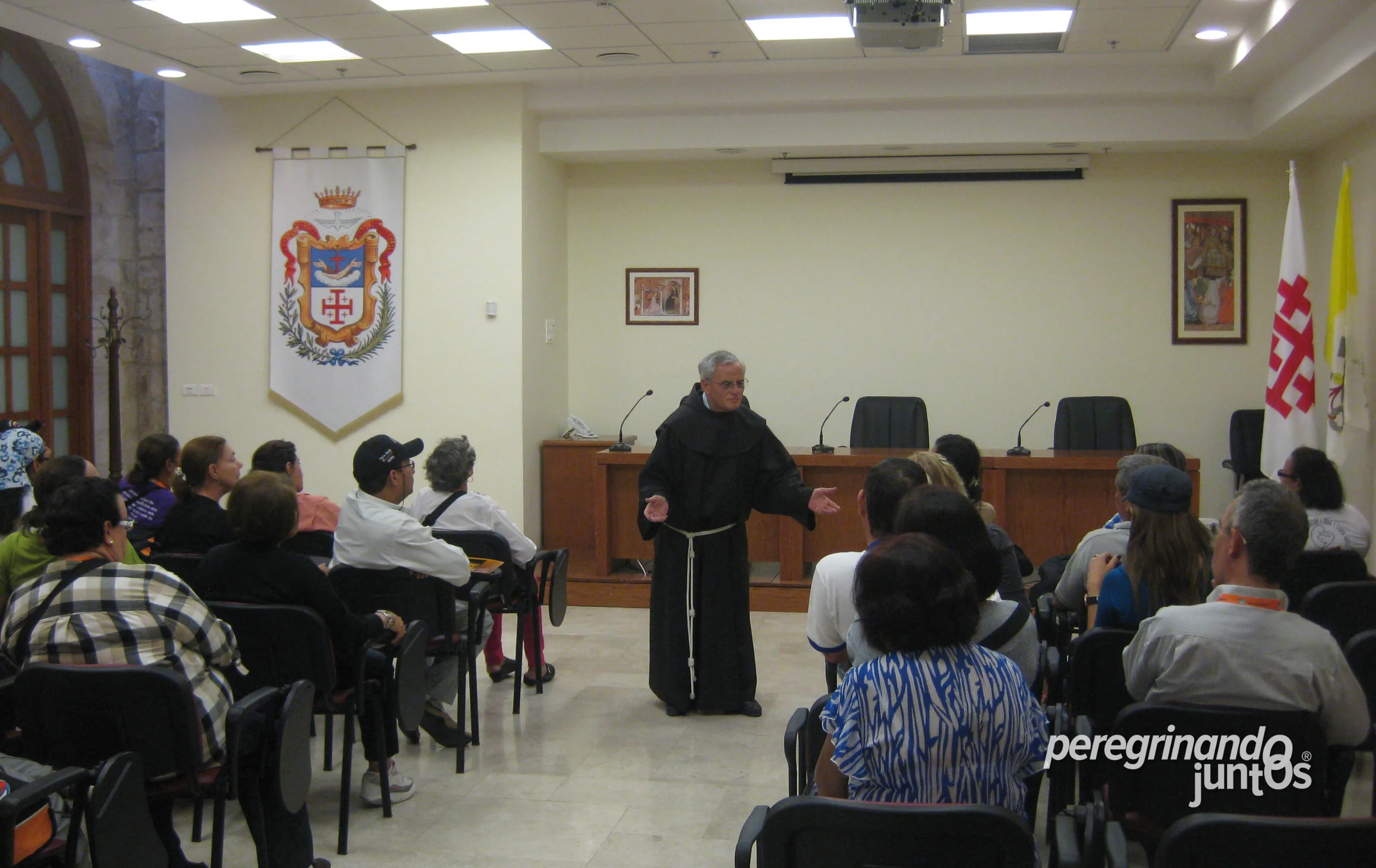 Peregrinación Tierra Santa Fray Artemio Vítores González Padres Franciscanos Peregrinando Juntos Peregrinaciones May Carabaño y Noé Pernía